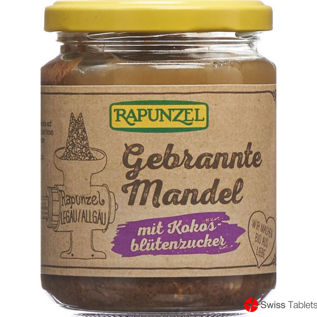 Rapunzel Creme Gebr Mandel Kokosblütenzucker 250 buy online