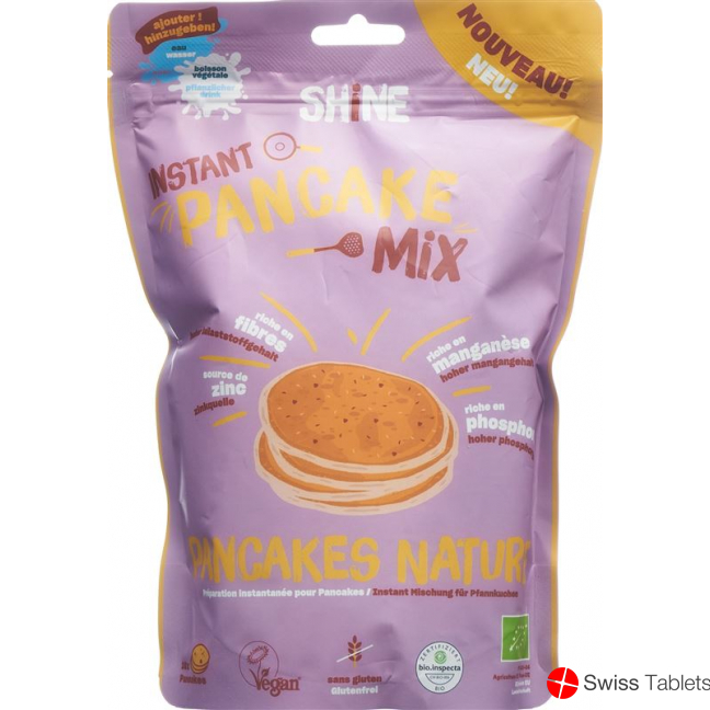 Shine Instant Pancake Mix Simple Bio Beutel 400g buy online