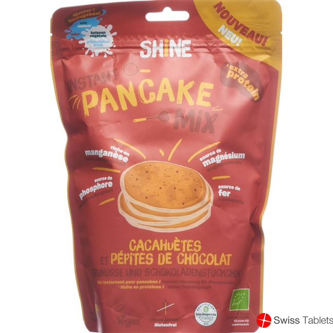 Shine Instant Pancake Mix Erdnues&schoko Bio 400g buy online