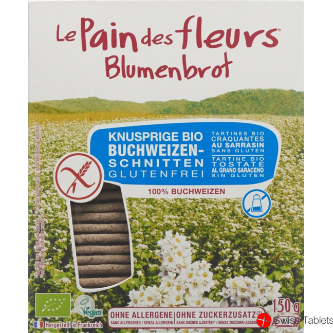 Blumenbrot Knusprige Schnitten Buchweiz ohne Zucker 150g buy online