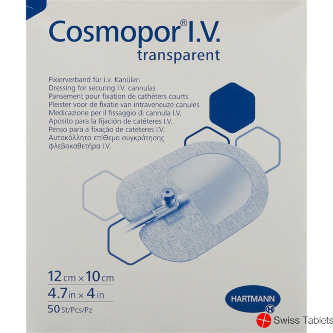 Cosmopor i.v. 10x12cm Transparent 50 Stück buy online