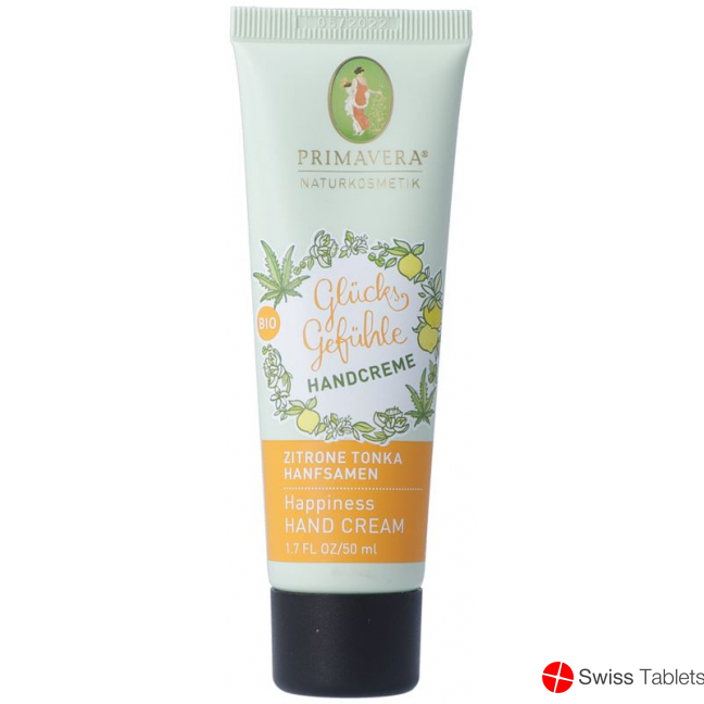 Primavera Handcreme Glücksgefühle Tube 50ml buy online