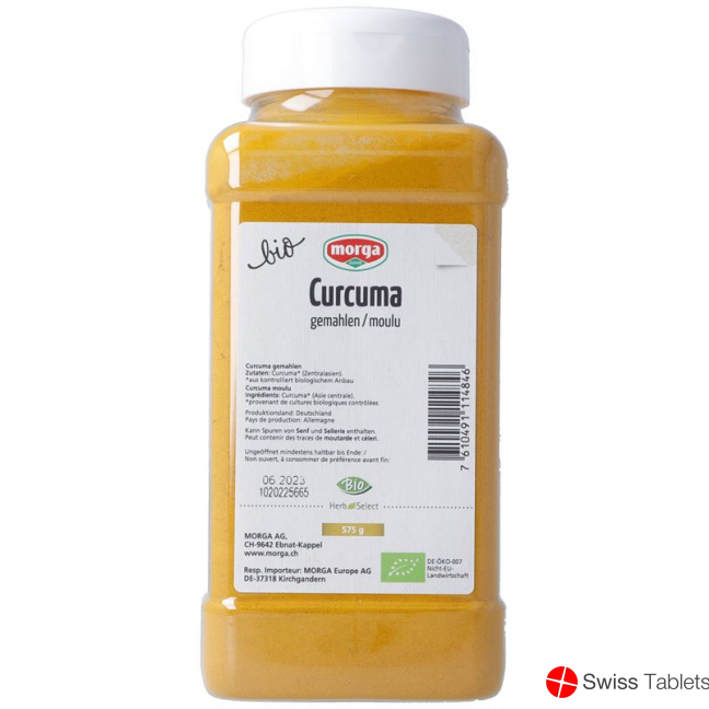 Morga Gewürz Curcuma Gemahlen Bio Dose 575g buy online