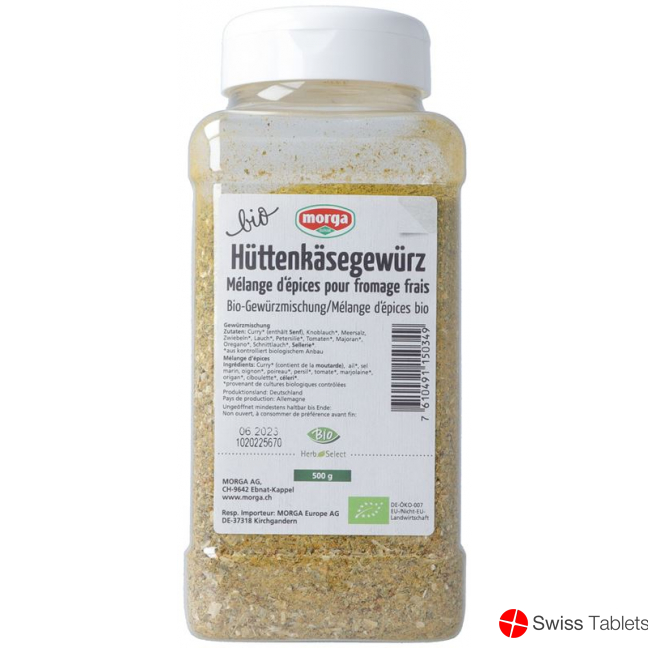 Morga Gewürz Hüttenkäse Bio Dose 500g buy online