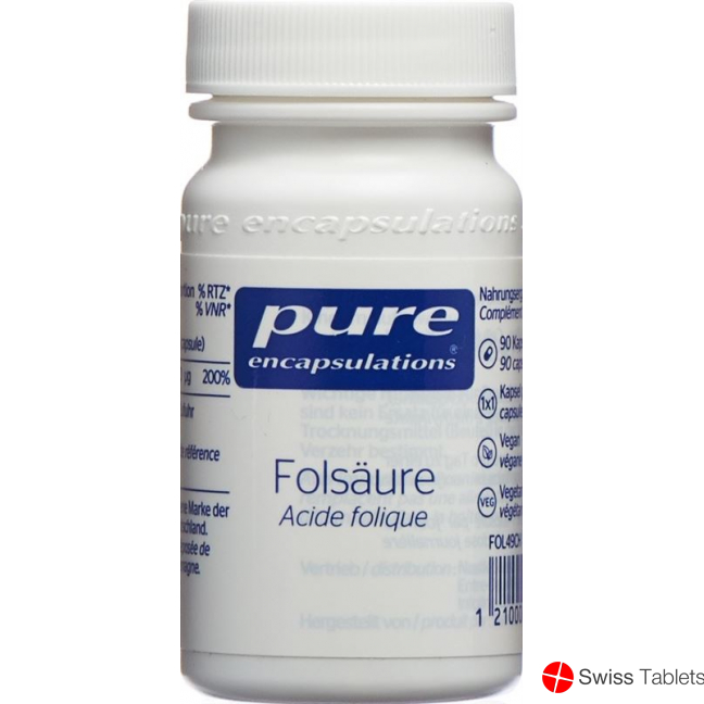 Pure Folsäure Kapseln Neu Dose 90 Stück buy online