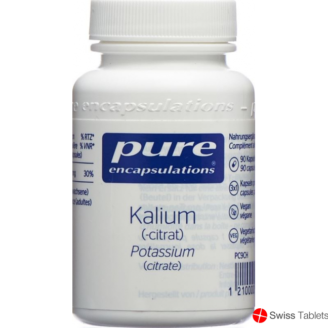 Pure Kalium Kapseln Neu Dose 90 Stück buy online