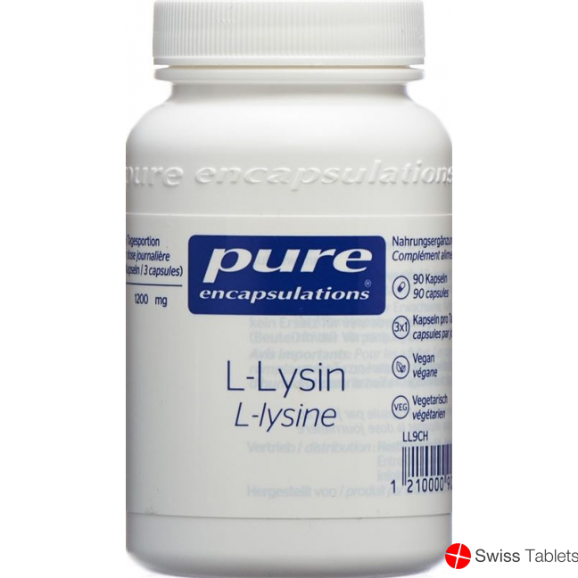 Pure L-lysin Kapseln Neu Dose 90 Stück buy online Pure L-lysin Kapseln Neu Dose 90 Stück buy online