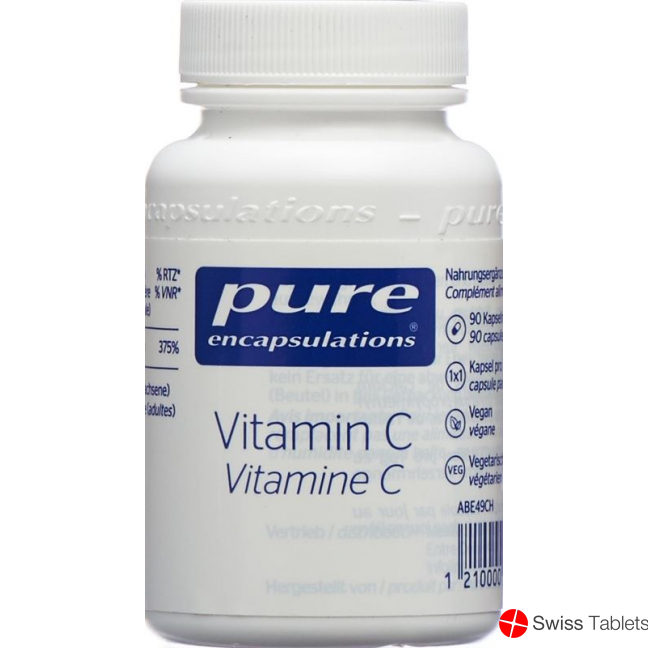 Pure Vitamin C Kapseln Neu Dose 90 Stück buy online