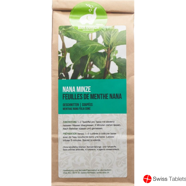 Dixa Marokkanische Minze Nana Bio Geschnitten 50g buy online