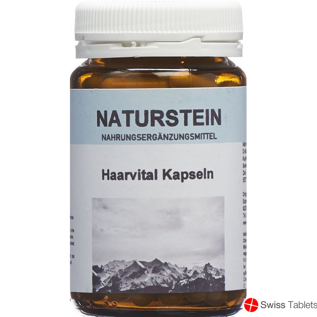 Naturstein Haarvital Kapseln Glasflasche 100 Stück buy online