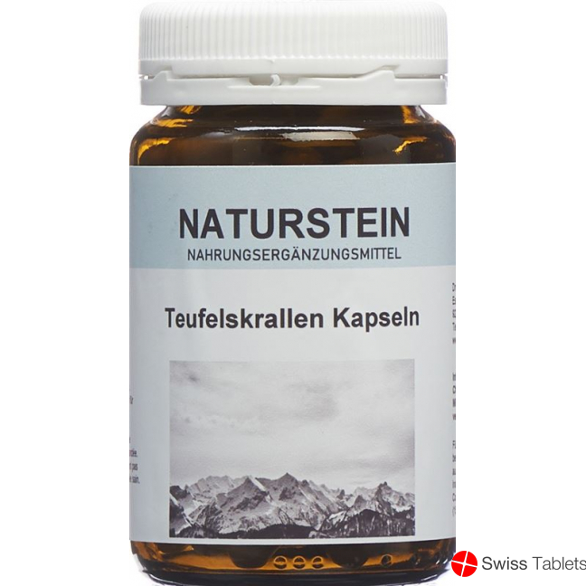 Naturstein Teufelskrallen Kapseln Glasflasche 100 Stück buy online