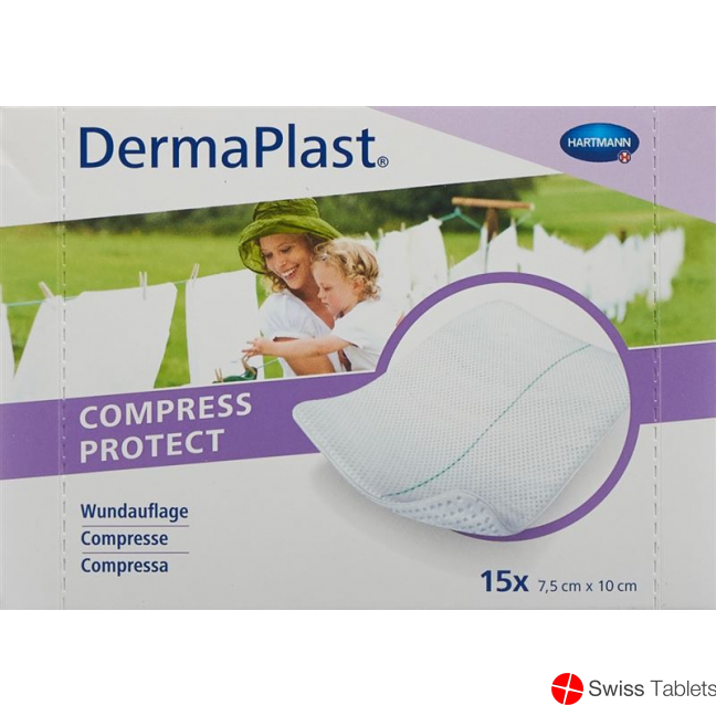 Dermaplast Compress Protect 7.5x10cm 15 Pieces buy online