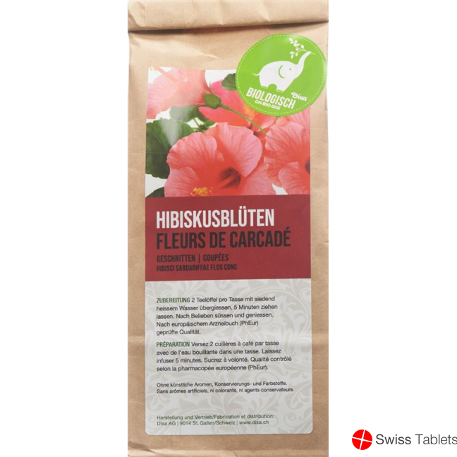 Dixa Karkade Hibiskusblüten Pheur Bio Geschn 100 buy online Dixa Karkade Hibiskusblüten Pheur Bio Geschn 100 buy online
