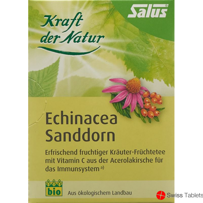 Salus Echinacea Sea Buckthorn Tea Organic Bag 15 Pieces buy online