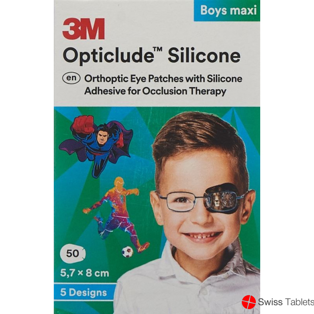 3M Opticlude Sil Augenv 5.7x8cm Maxi Bo (n) 50 Stück buy online