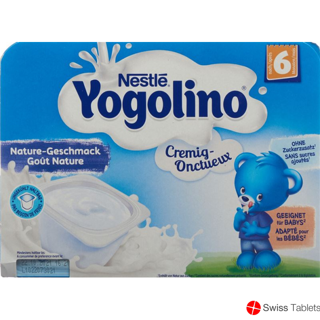 Nestle Yogolino Cremig Natur 6m 6x 60g buy online
