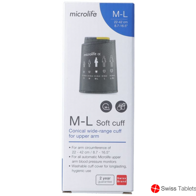 Microlife Manschette Oberarm M-l 22-42cm Anthrazit buy online