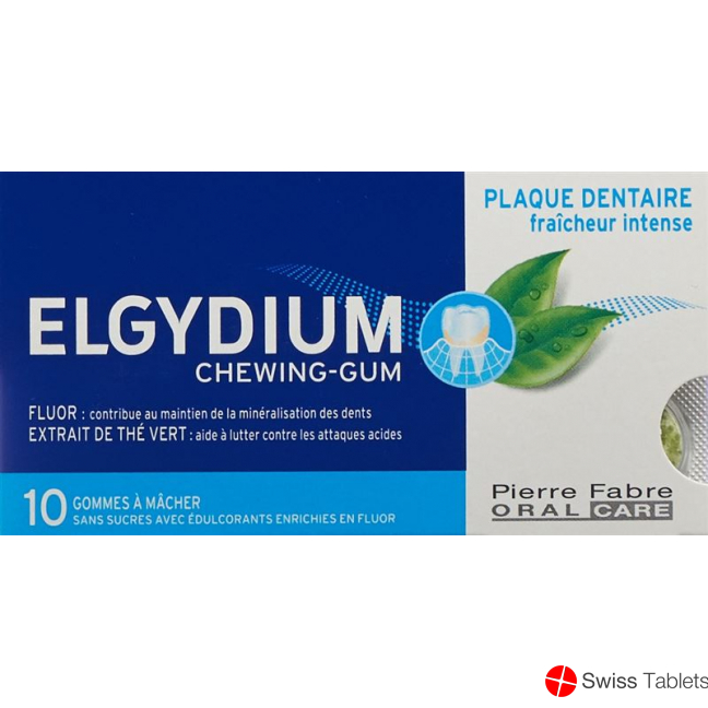 Elgydium Anti-Plaque Zahnpflege-Kaugummi 10 Stück buy online