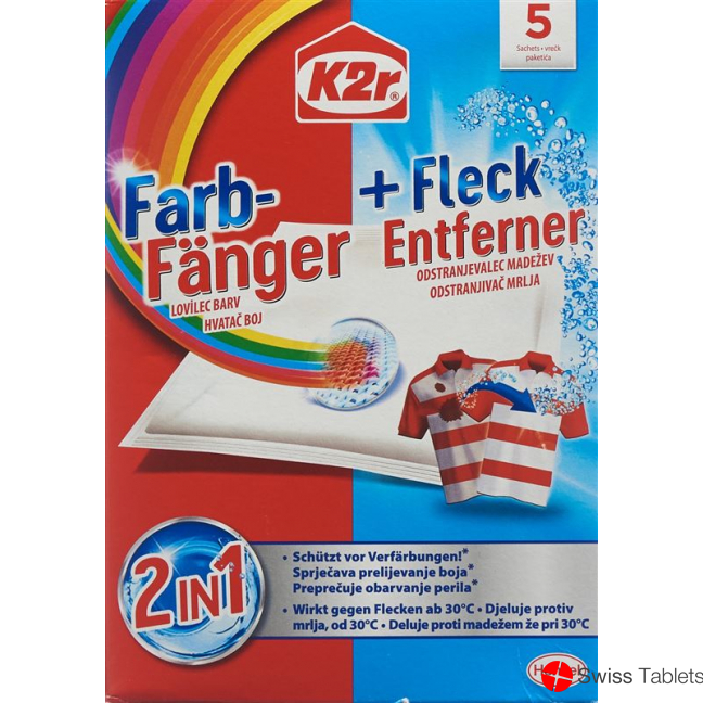 K2r Farbfaenger+fleckenentferner 2in1 Tuecher 5 Stück buy online