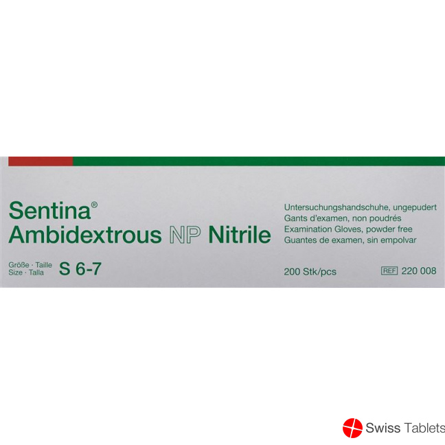 Sentina Ambidextrous S 6-7 Nitrile Puderfrei 200 Stück buy online