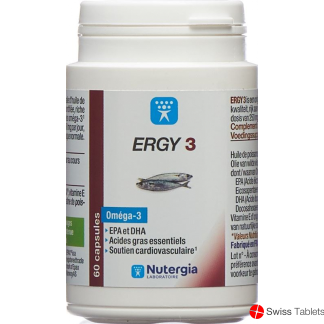 Nutergia Ergy 3 Kapseln Dose 60 Stück buy online