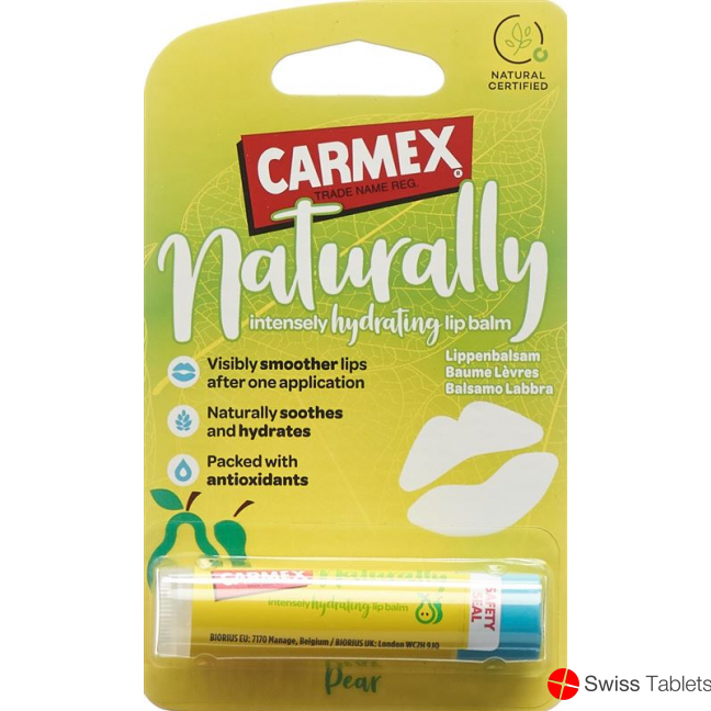 Carmex Lippenbalsam Naturally Pear Stick 4.25g buy online