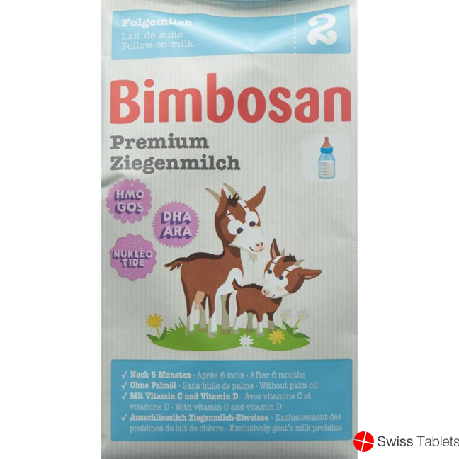 Bimbosan Premium Ziegenmilch 2 Refill Beutel 400g buy online