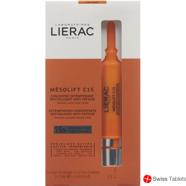 Lierac Mesolift Konzentrat 2 Ampullen 15ml buy online