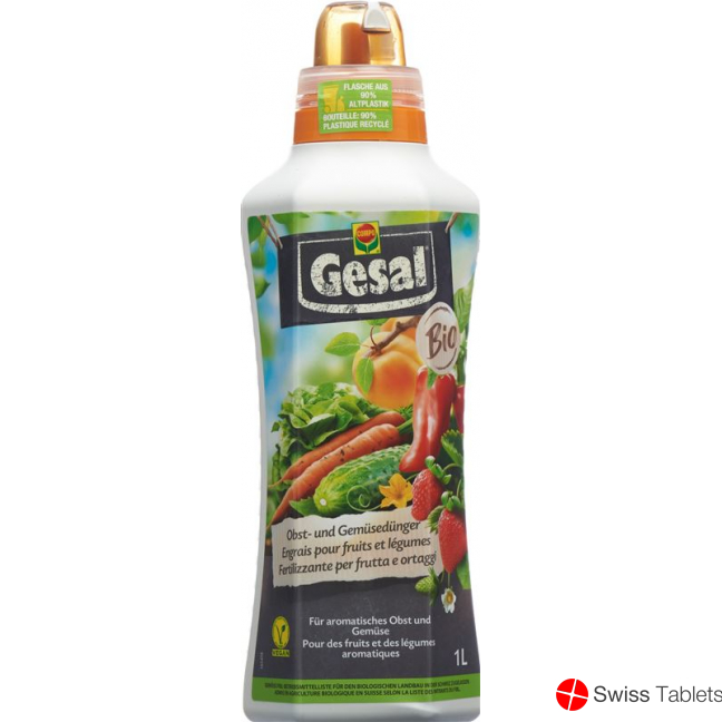 Gesal Obst- und Gemüsedünger Bio Flasche 1L buy online