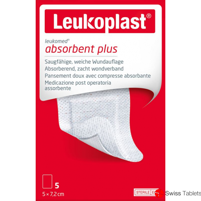 Leukoplast Leukomed 7.2x5cm Sterile 5 pieces buy online