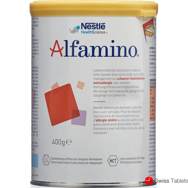 Buy online Alfamino Pulver Dose 400g at SWISS TABLETS