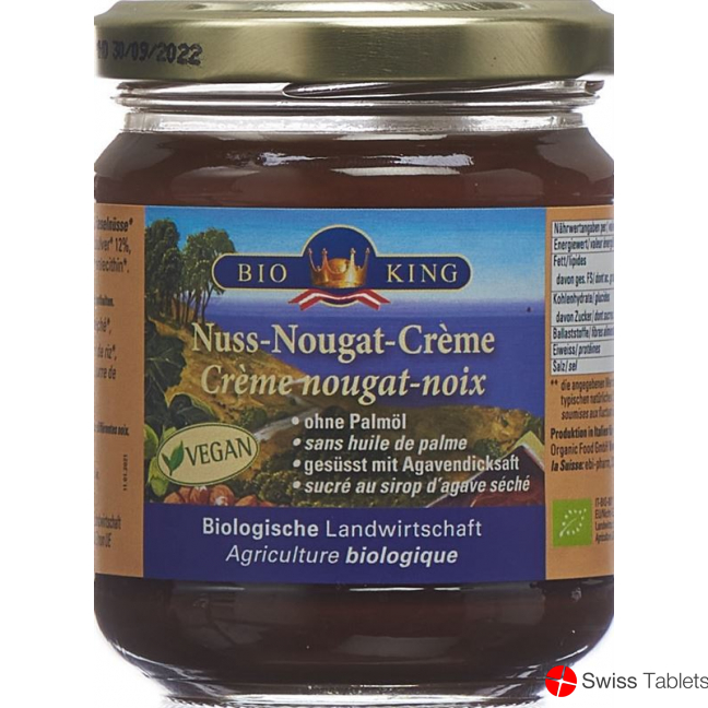 Bioking Nuss Nougat Creme Bio Glas 200g buy online