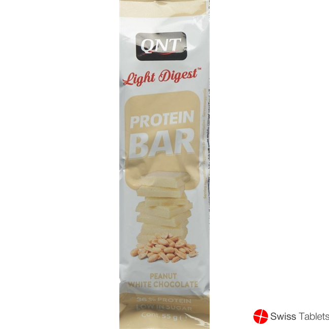 Qnt Light Digest Prot Bar Pean Wh Choco 55g buy online