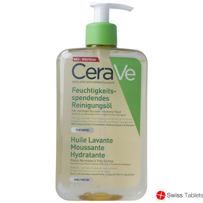 Cerave Moisture Foaming Cleansing Oil Dispenser 473ml buy online