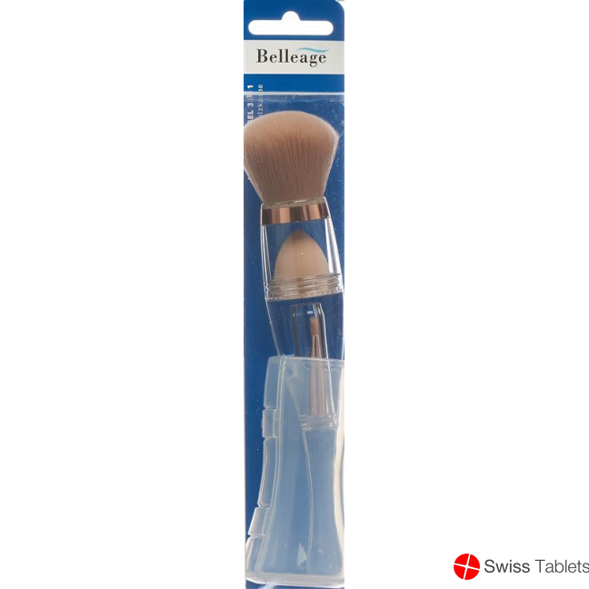 Belleage cosmetic brush 3in1 buy online