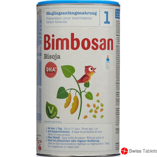 Bimbosan Bisoja 1 Saeugligsanfangsnahrung Dose 400g buy online