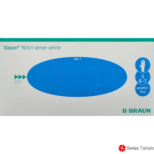 Vasco Nitril Sense S White 200 Stück buy online