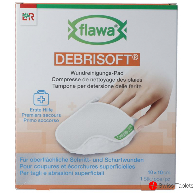 Flawa Debrisoft Pad 10x10cm Sterile buy online