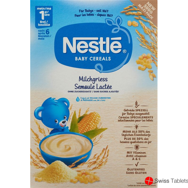 Nestle Baby Cereals Milchgriess 500g buy online