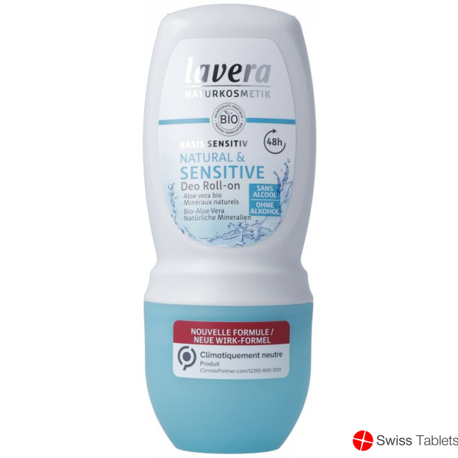 Lavera Deo Roll On Basis Sensitiv Nat & Sens 50ml buy online