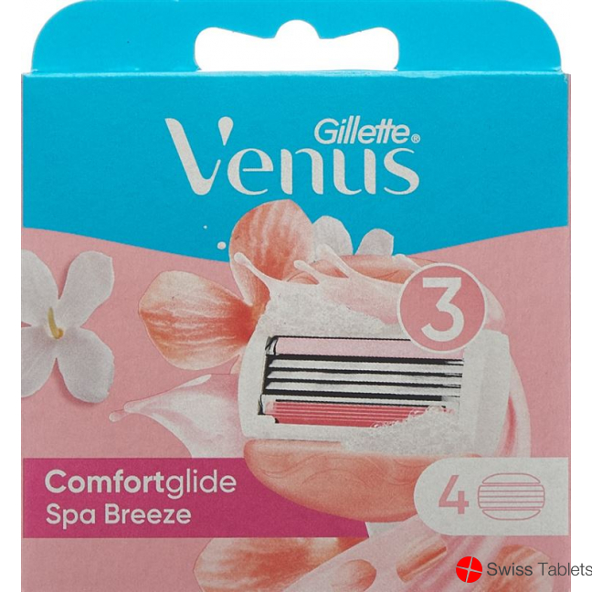 Gillette Venus Comfortglide Blades Spa Breeze 4 pieces buy online