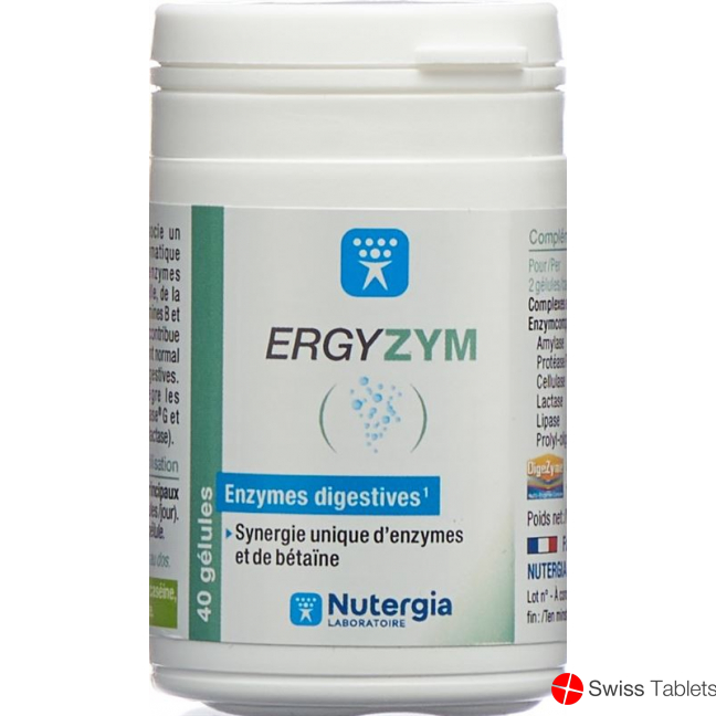 Nutergia Ergyzym Kapseln Dose 40 Stück buy online
