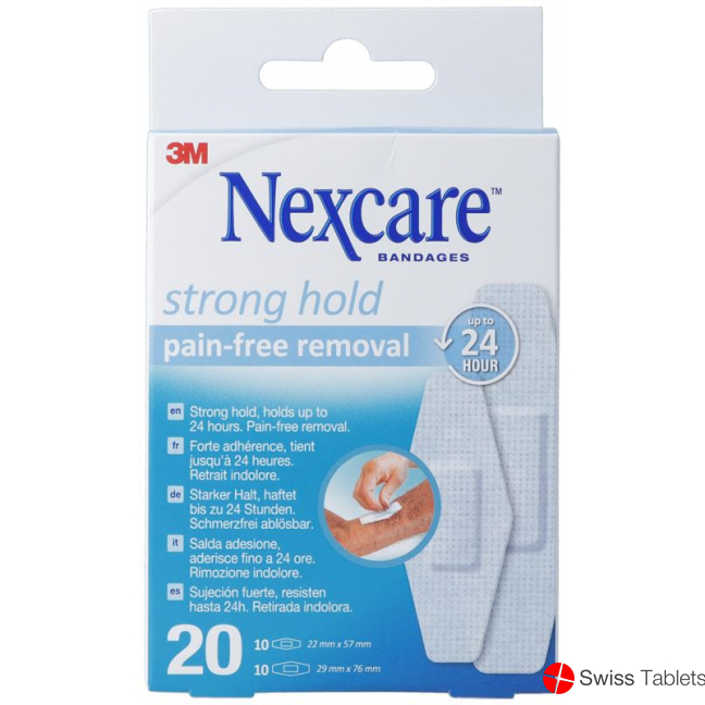 3M Nexcare Strong Hold 2 Grössen Assortiert 20 Stück buy online
