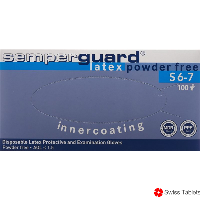 Semperguard Handschuhe Latex Ic S Puderfrei Weiss 100 Stück buy online