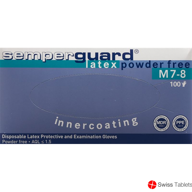 Semperguard Handschuhe Latex Ic M Puderfrei Weiss 100 Stück buy online