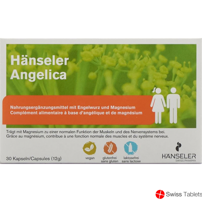 Hänseler Angelica Capsules 30 pieces buy online
