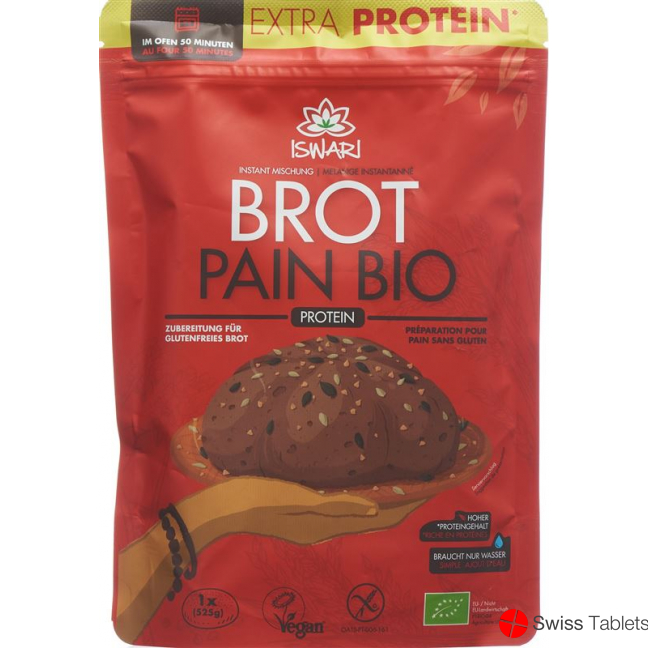 Iswari Instant Bread Mix Protein Bio Beutel 300g buy online