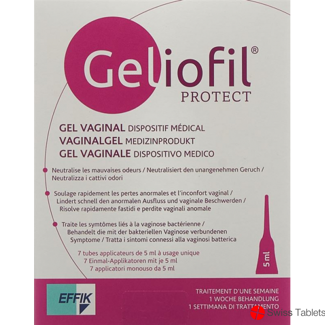 Geliofil Protect Vaginalgel 7 Tube 5ml buy online