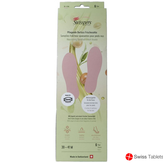Swisspers barefoot fresh soles M 41 Rose 6 pairs buy online