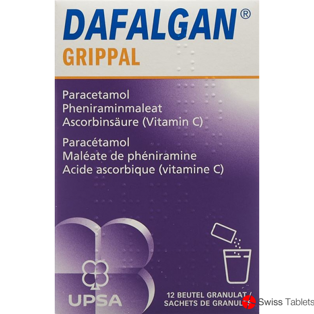 Dafalgan Grippal Granulat Beutel 12 Stück buy online